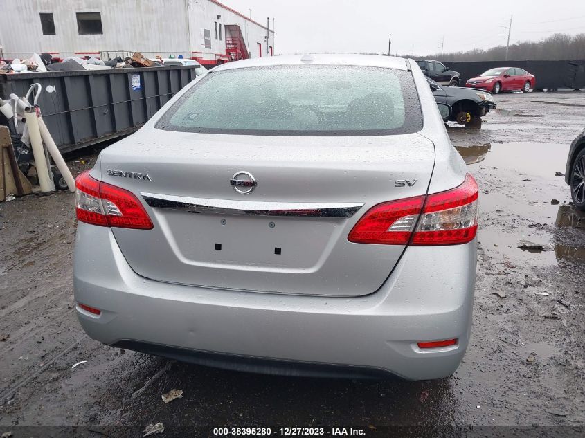 2015 Nissan Sentra Fe+ S/S/Sl/Sr/Sv VIN: 3N1AB7AP4FL668238 Lot: 38395280