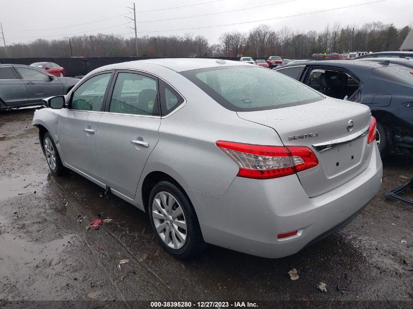 2015 Nissan Sentra Fe+ S/S/Sl/Sr/Sv VIN: 3N1AB7AP4FL668238 Lot: 38395280