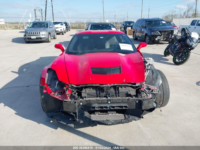 1G1YW2D75K5117656 2019 Chevrolet Corvette Grand Sport