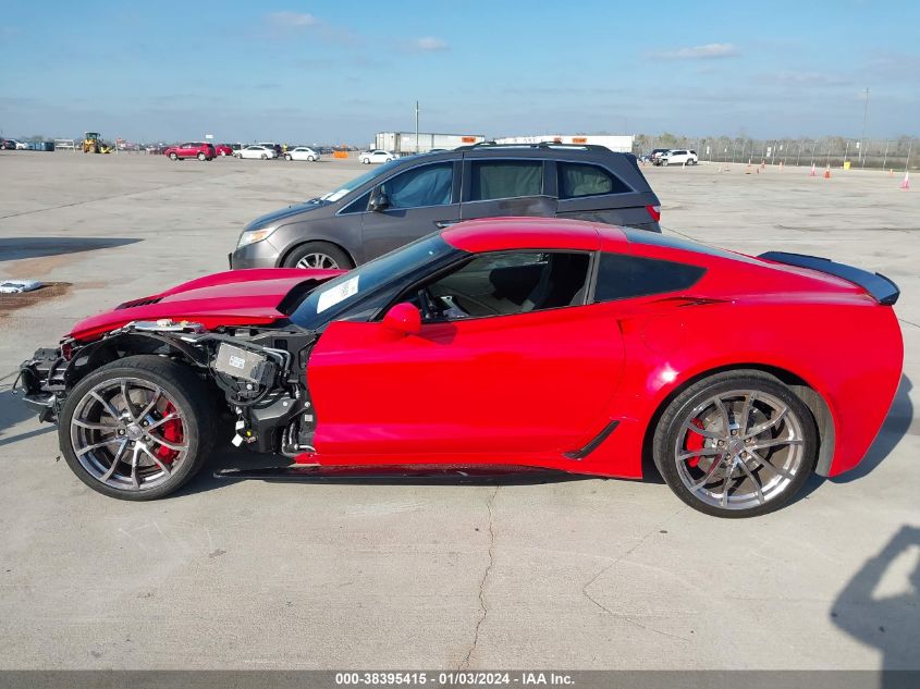 1G1YW2D75K5117656 2019 Chevrolet Corvette Grand Sport