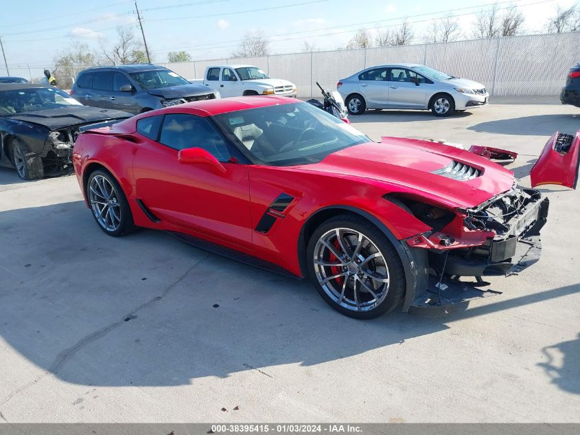 1G1YW2D75K5117656 2019 Chevrolet Corvette Grand Sport