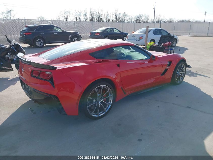 1G1YW2D75K5117656 2019 Chevrolet Corvette Grand Sport