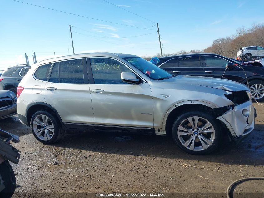 2012 BMW X3 xDrive35I VIN: 5UXWX7C50CL736847 Lot: 38395528