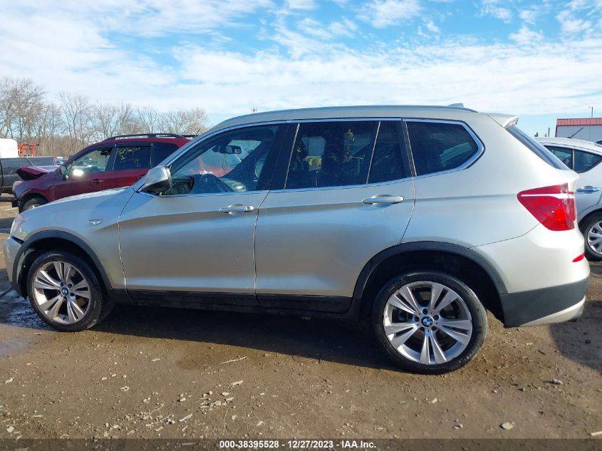 2012 BMW X3 xDrive35I VIN: 5UXWX7C50CL736847 Lot: 38395528