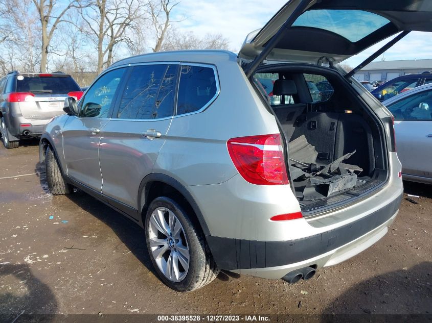 2012 BMW X3 xDrive35I VIN: 5UXWX7C50CL736847 Lot: 38395528