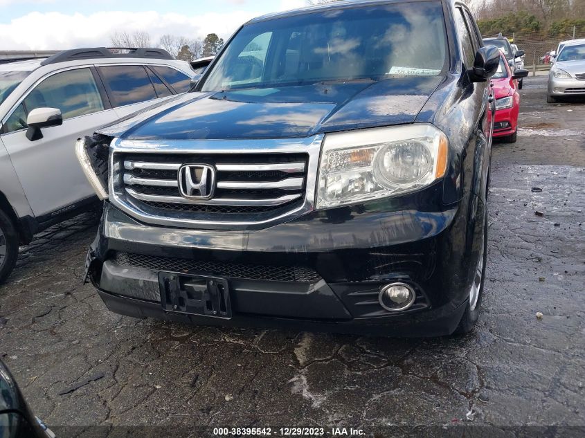 2012 Honda Pilot Ex-L VIN: 5FNYF3H55CB039658 Lot: 38395542