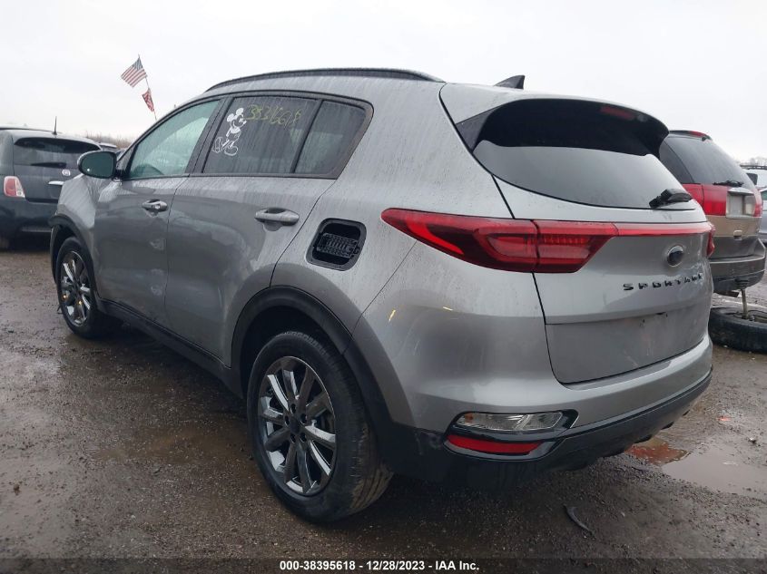 2021 Kia Sportage S VIN: KNDP63AC1M7866603 Lot: 38395618