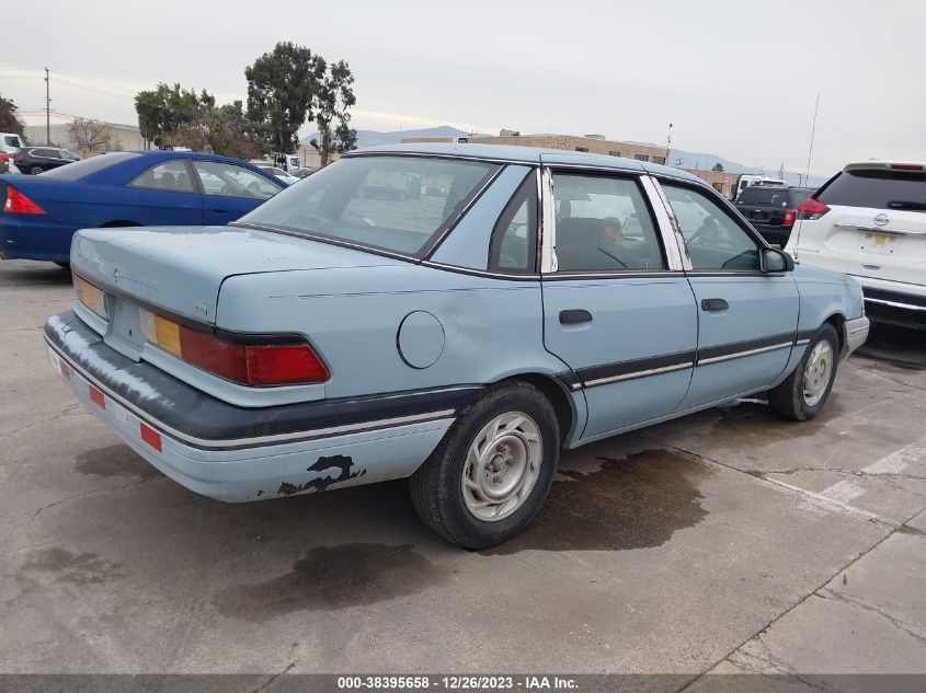 1990 Ford Tempo Gl VIN: 1FAPP36X8LK160206 Lot: 38395658