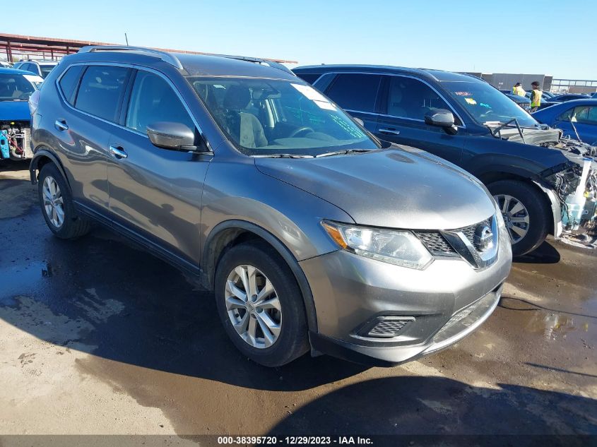 2016 Nissan Rogue Sv VIN: KNMAT2MT6GP679432 Lot: 38395720