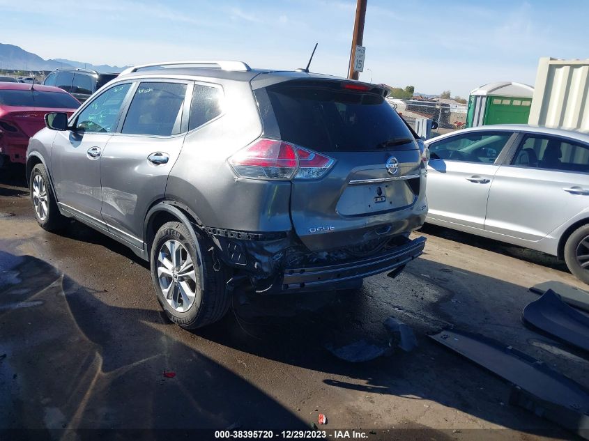 2016 Nissan Rogue Sv VIN: KNMAT2MT6GP679432 Lot: 38395720