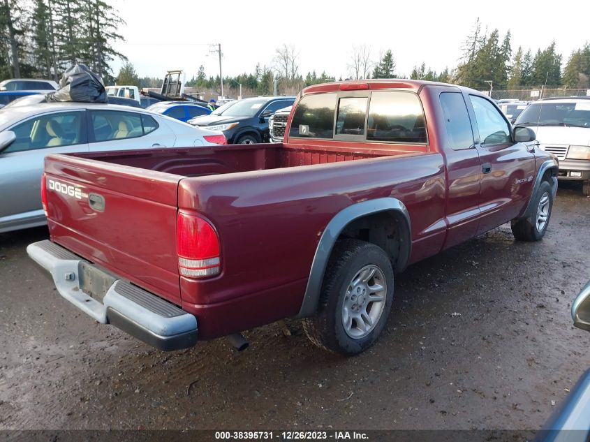 2002 Dodge Dakota VIN: 1B7GL12X02S683878 Lot: 38395731