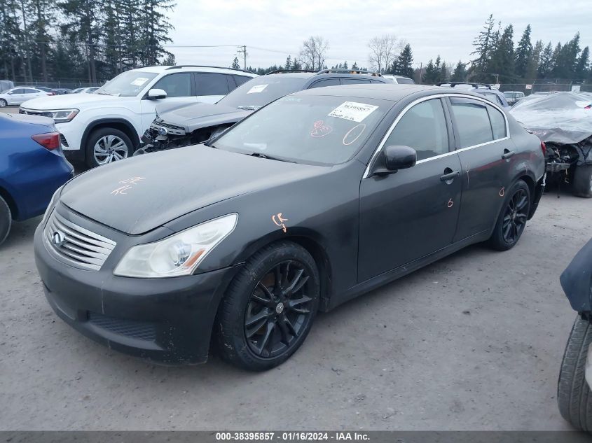 2007 Infiniti G35 Sport W/6-Speed Manual VIN: JNKBV61E27M706881 Lot: 38395857