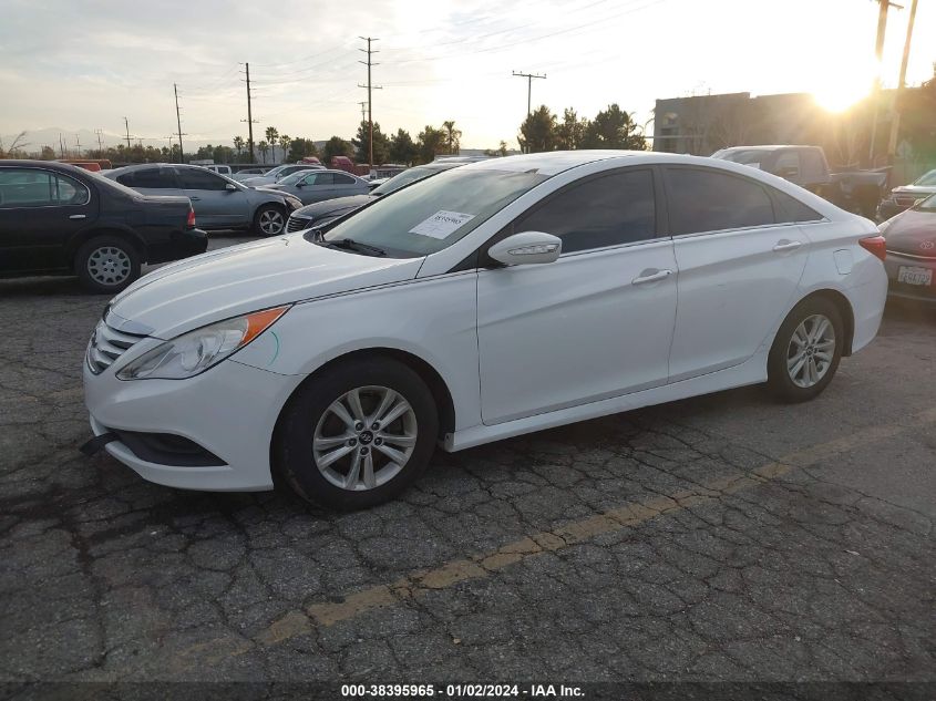 2014 Hyundai Sonata Gls VIN: 5NPEB4AC1EH938406 Lot: 38395965