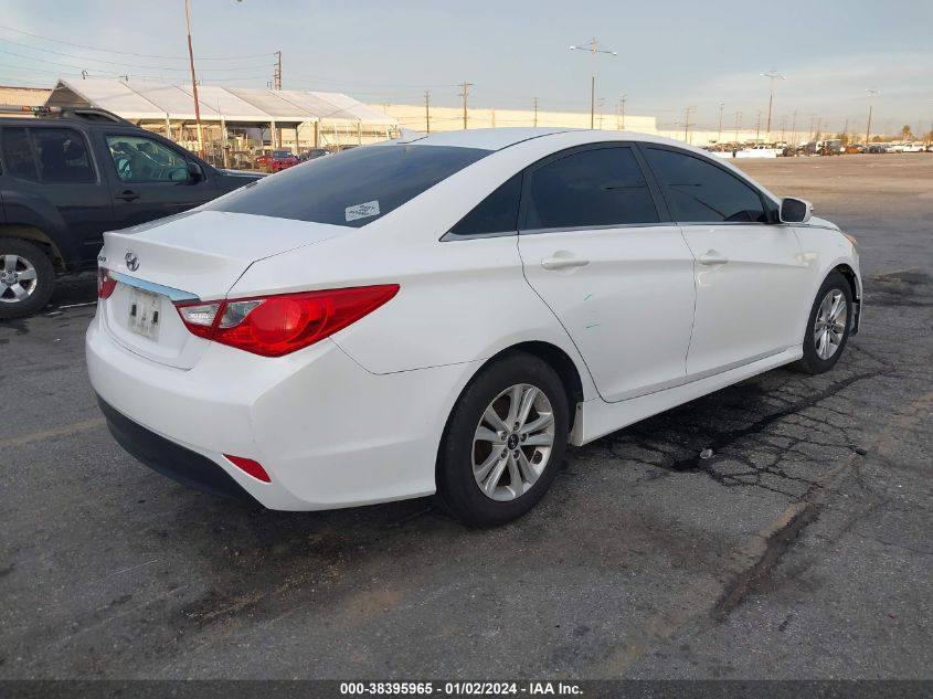 2014 Hyundai Sonata Gls VIN: 5NPEB4AC1EH938406 Lot: 38395965