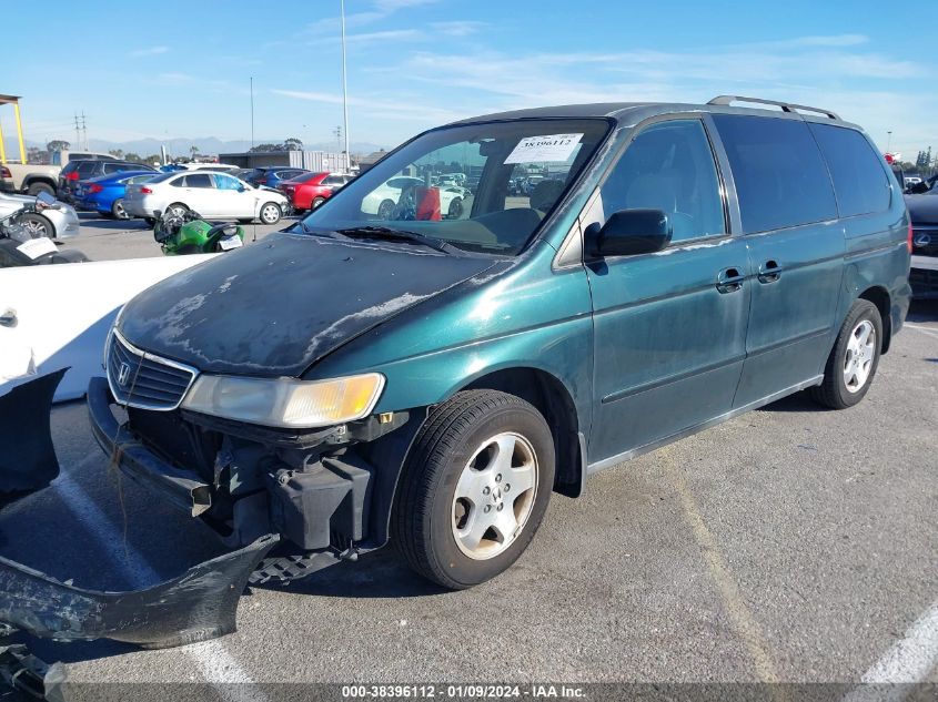 2000 Honda Odyssey Ex VIN: 2HKRL1862YH624037 Lot: 38396112