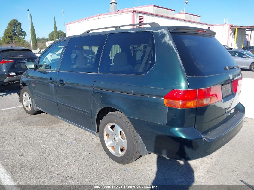 2000 Honda Odyssey Ex VIN: 2HKRL1862YH624037 Lot: 38396112