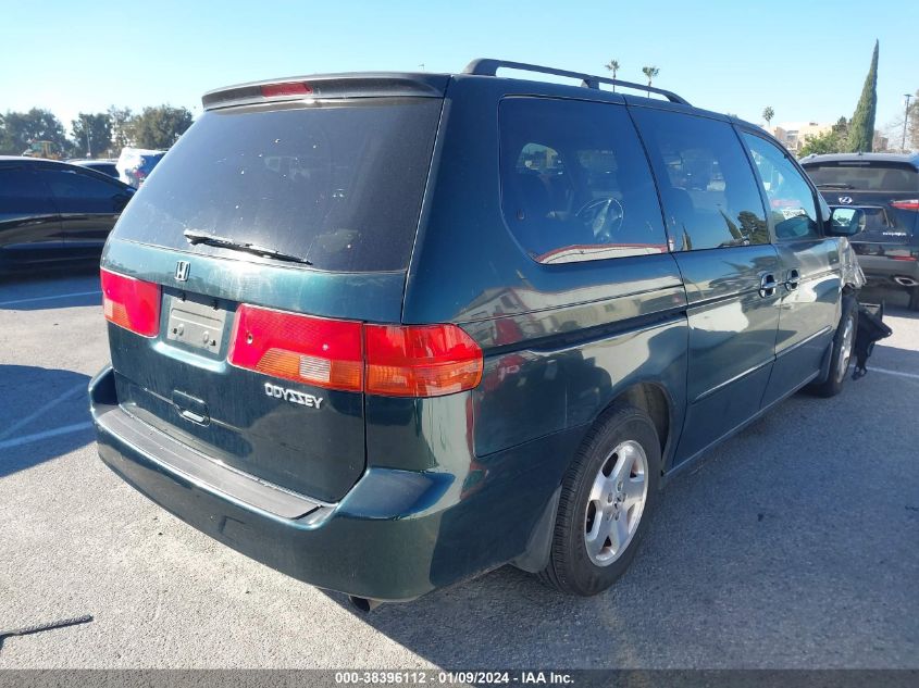 2000 Honda Odyssey Ex VIN: 2HKRL1862YH624037 Lot: 38396112