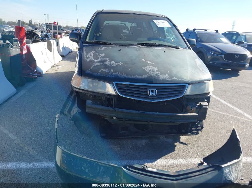 2000 Honda Odyssey Ex VIN: 2HKRL1862YH624037 Lot: 38396112