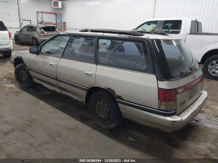 1990 Subaru Legacy L/Hx/Px/Rx VIN: JF2BJ63C1LH940006 Lot: 38396344