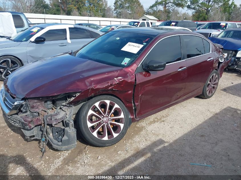 1HGCR2F56FA138065 2015 Honda Accord Sport