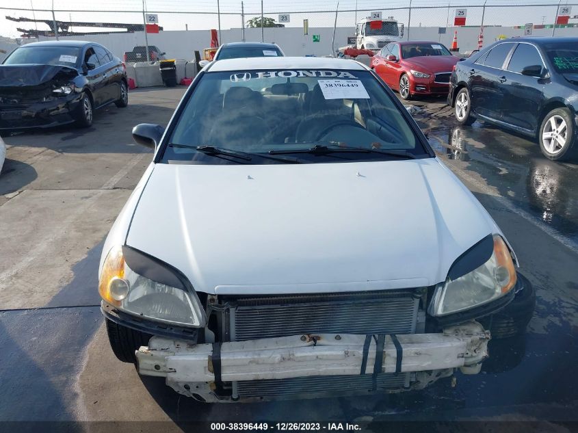 2002 Honda Civic Lx VIN: 1HGEM22502L000145 Lot: 38396449