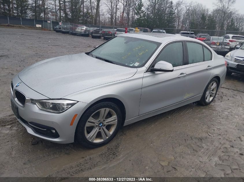 2018 BMW 330I xDrive VIN: WBA8D9G54JNU71065 Lot: 38396533