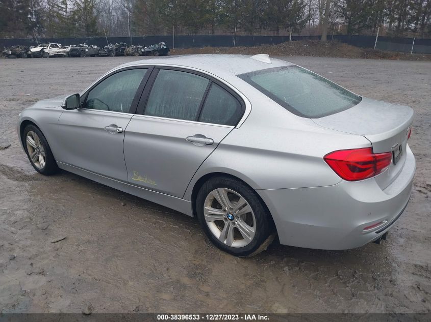 2018 BMW 330I xDrive VIN: WBA8D9G54JNU71065 Lot: 38396533