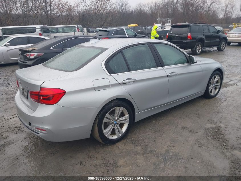 2018 BMW 330I xDrive VIN: WBA8D9G54JNU71065 Lot: 38396533