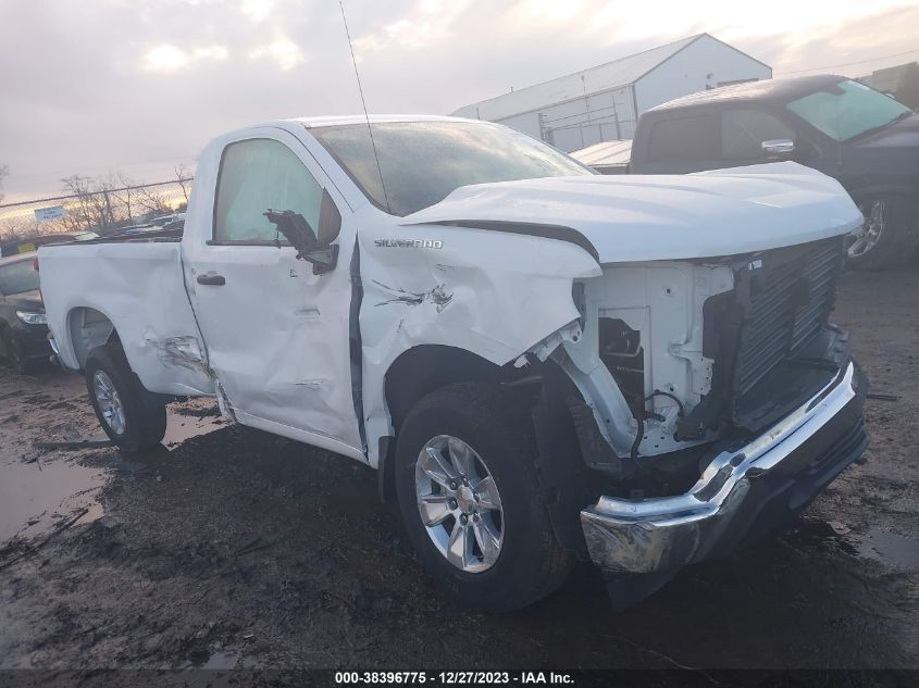 2022 Chevrolet Silverado 1500 2Wd Long Bed Wt VIN: 3GCNAAED4NG607557 Lot: 38396775