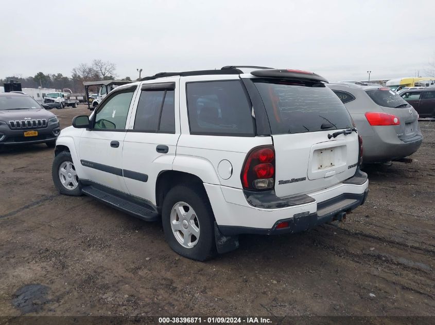 2003 Chevrolet Trailblazer Ls/Lt/Ltz VIN: 1GNDT13S532176702 Lot: 38396871