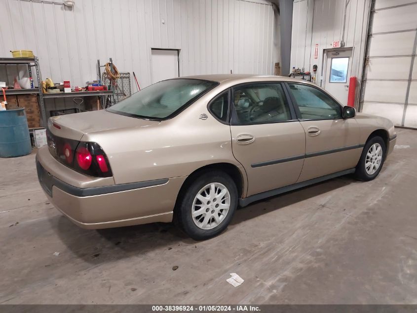 2004 Chevrolet Impala VIN: 2G1WF52E049218698 Lot: 38396924