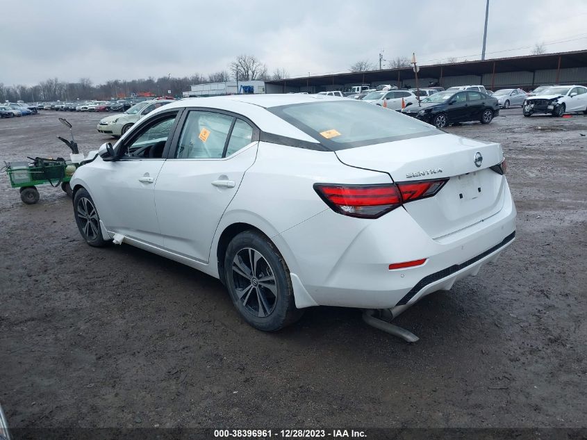 2020 Nissan Sentra Sv Xtronic Cvt VIN: 3N1AB8CV4LY226348 Lot: 38396961