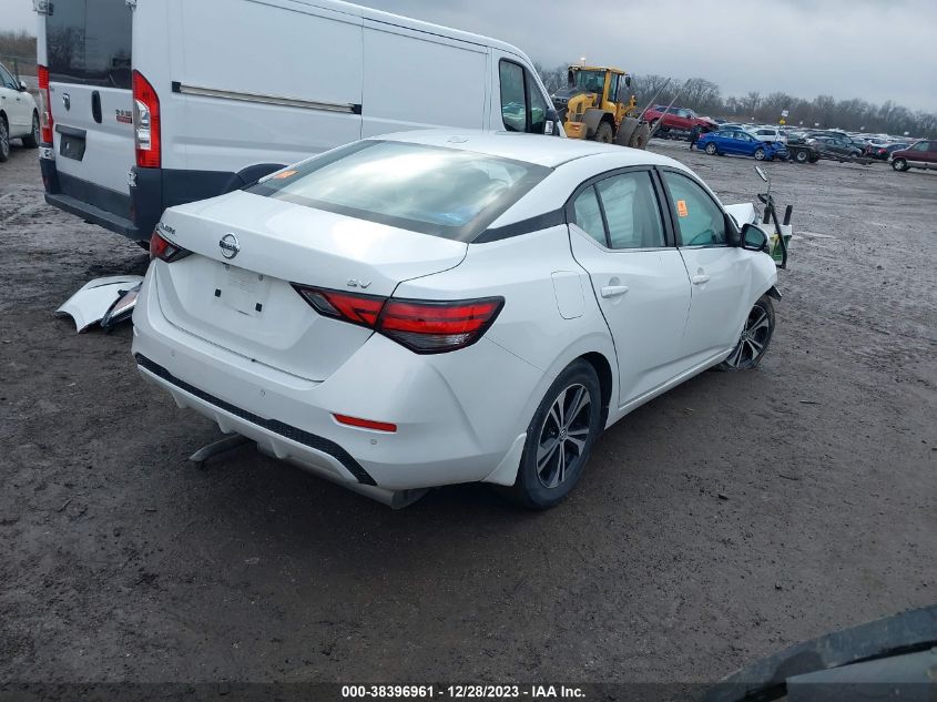 2020 Nissan Sentra Sv Xtronic Cvt VIN: 3N1AB8CV4LY226348 Lot: 38396961