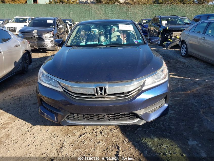 2016 Honda Accord Lx VIN: 1HGCR2F31GA201539 Lot: 38397330