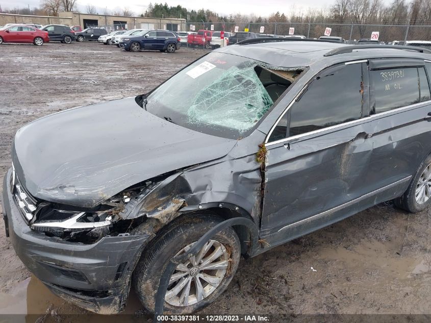 2018 Volkswagen Tiguan 2.0T Se/2.0T Sel VIN: 3VV2B7AX4JM221558 Lot: 38397381