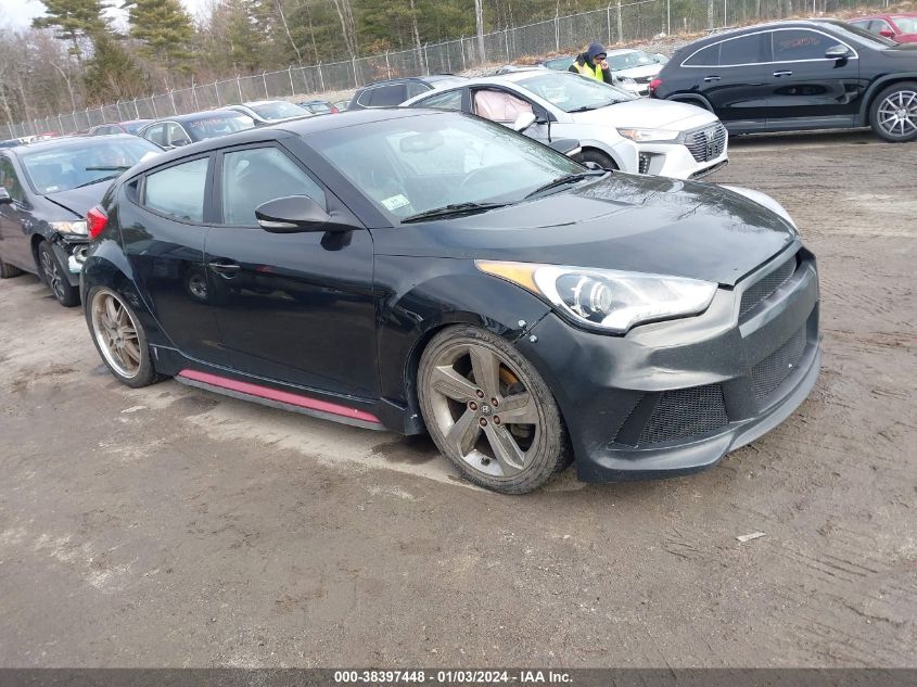 KMHTC6AE7FU228835 2015 Hyundai Veloster Turbo