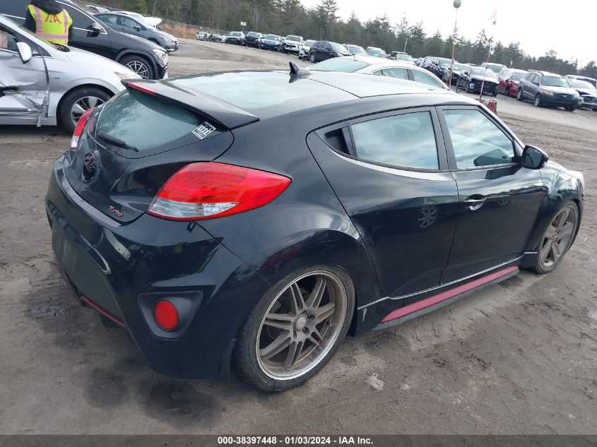 KMHTC6AE7FU228835 2015 Hyundai Veloster Turbo