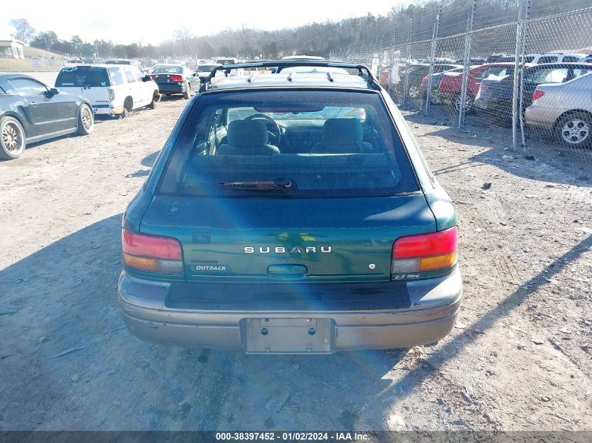 1997 Subaru Impreza Outback Sport VIN: JF1GF4855VH803552 Lot: 38397452