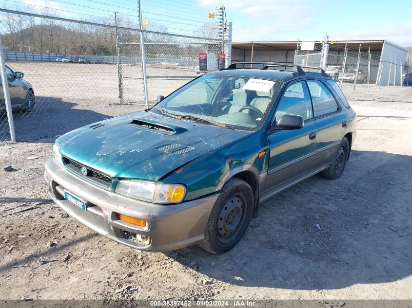 1997 Subaru Impreza Outback Sport VIN: JF1GF4855VH803552 Lot: 38397452