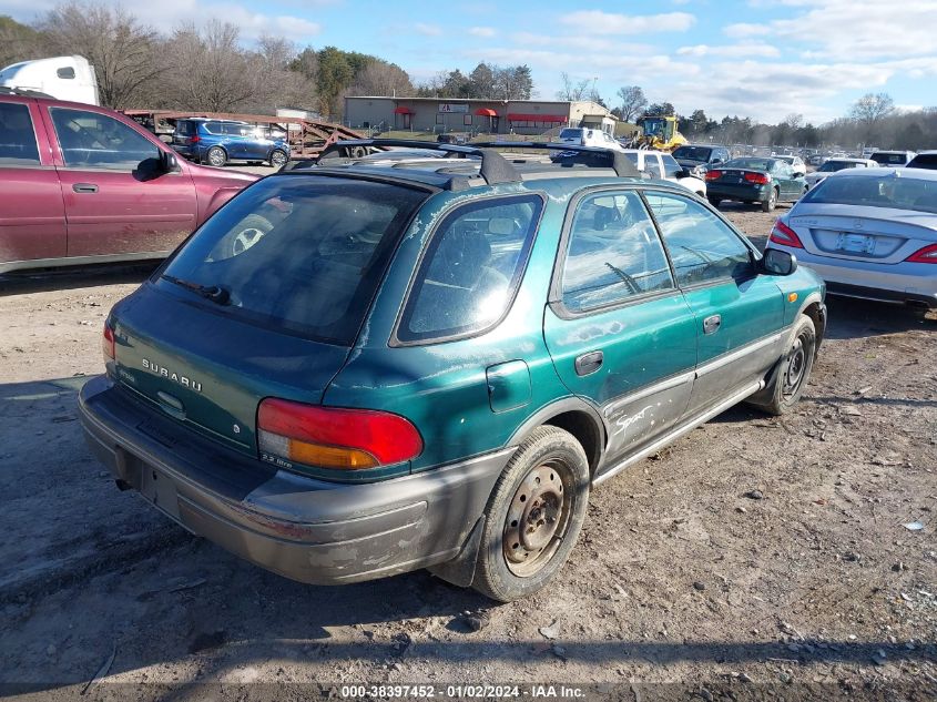 1997 Subaru Impreza Outback Sport VIN: JF1GF4855VH803552 Lot: 38397452