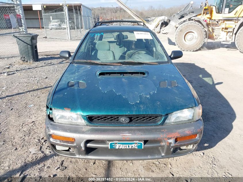 1997 Subaru Impreza Outback Sport VIN: JF1GF4855VH803552 Lot: 38397452