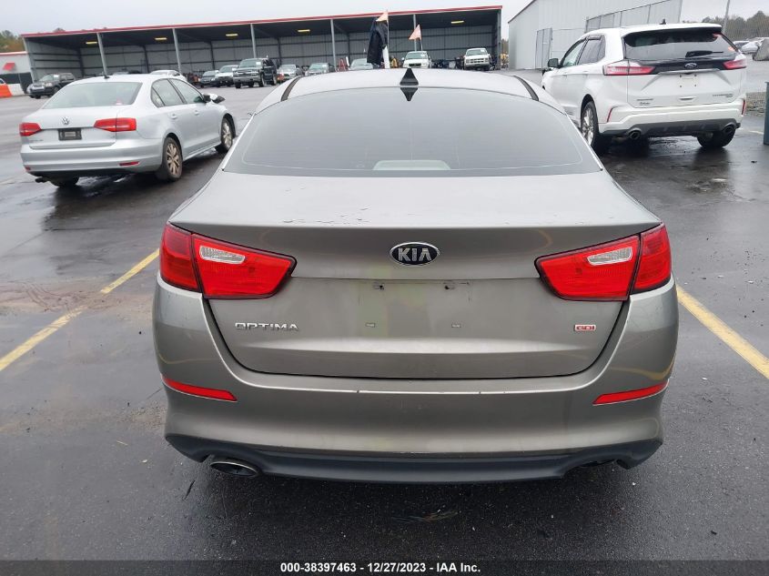 2015 Kia Optima Lx VIN: 5XXGM4A76FG497679 Lot: 38397463