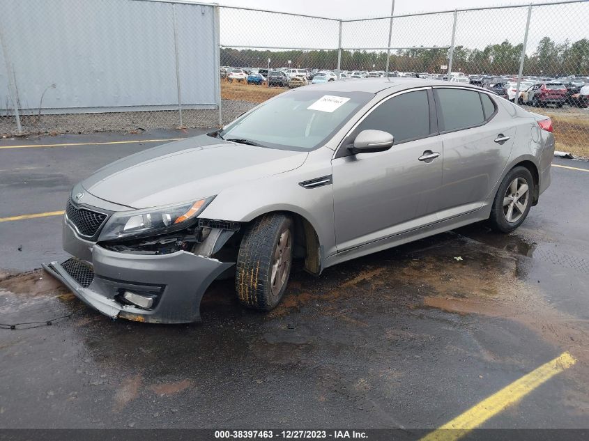 2015 Kia Optima Lx VIN: 5XXGM4A76FG497679 Lot: 38397463