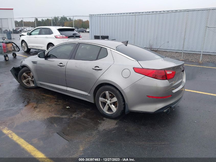 2015 Kia Optima Lx VIN: 5XXGM4A76FG497679 Lot: 38397463