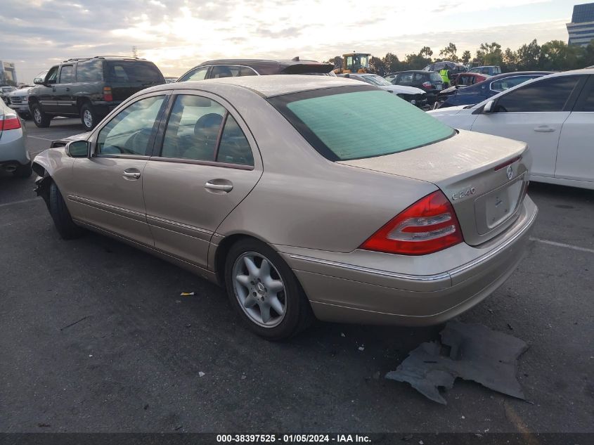 WDBRF61J74A548060 2004 Mercedes-Benz C 240