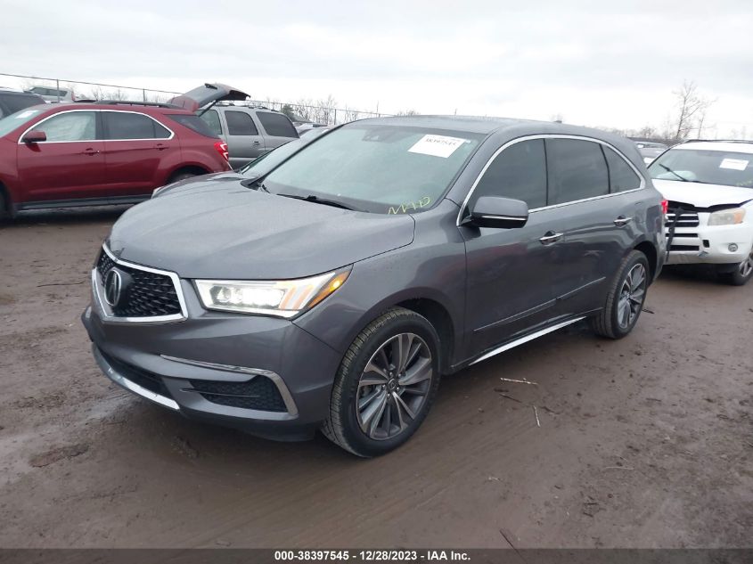 2017 Acura Mdx Technology Pkg VIN: 5FRYD4H51HB012300 Lot: 38397545