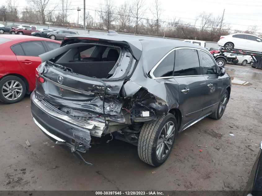 5FRYD4H51HB012300 2017 Acura Mdx Technology Pkg