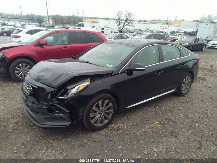 2016 Hyundai Sonata Sport VIN: 5NPE34AF0GH299249 Lot: 38397754