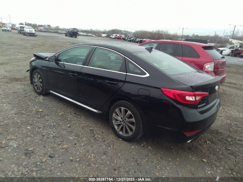 2016 Hyundai Sonata Sport VIN: 5NPE34AF0GH299249 Lot: 38397754