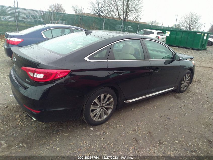 2016 Hyundai Sonata Sport VIN: 5NPE34AF0GH299249 Lot: 38397754